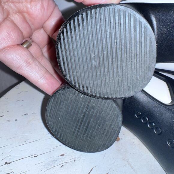 ECCO Shape Sculpted Motion 55 Womens Size 9.5 US 40 EU White Leather Chelsea - Picture 9 of 13